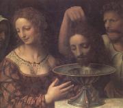 LUINI, Bernardino The Executioner Presents John the Baptist's Head to Herod (nn03) oil painting on canvas
